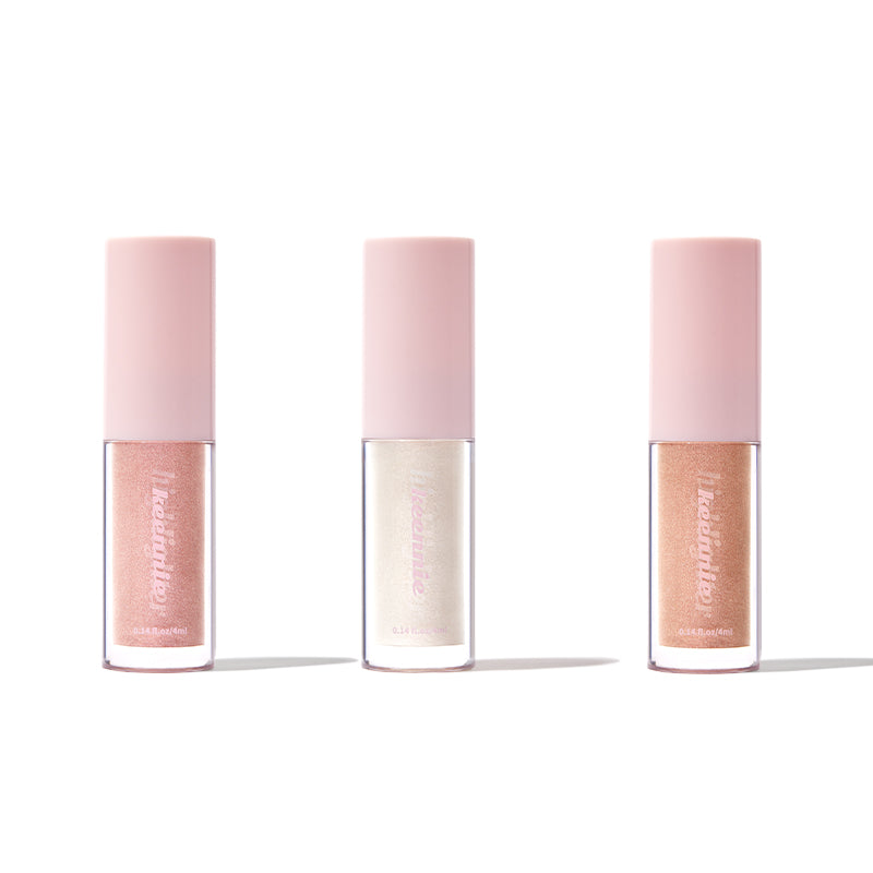 KEENNIE Glowluxe Liquid Highlighter 3-Piece Set